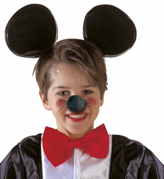 Nariz Negra de Espuma de Ratón Mickey Mouse COMPLEMENTOS Widmann