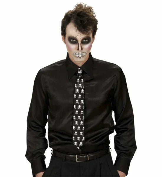 Corbata de calaveras COMPLEMENTOS Widmann