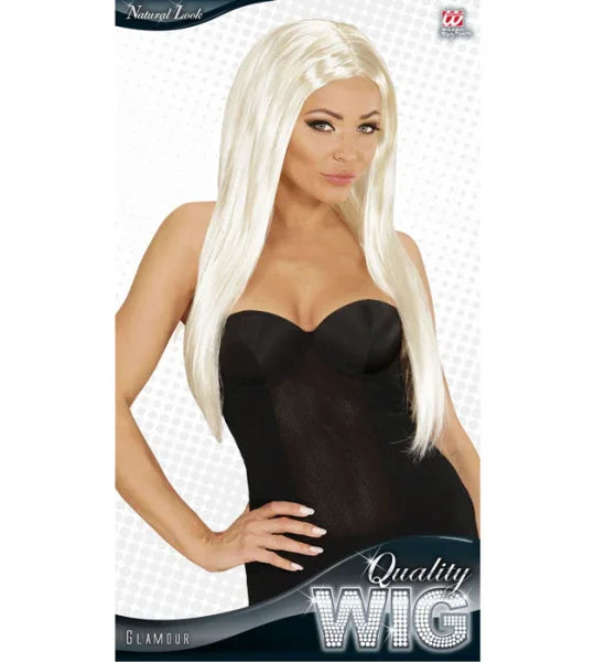 Peluca Rubia Platino sin Flequillo COMPLEMENTOS Widmann