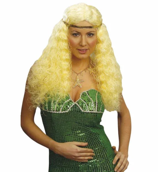 Peluca Rubia Larga de Rizos COMPLEMENTOS Widmann