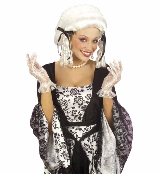 Guantes de Encaje en Blanco COMPLEMENTOS Widmann