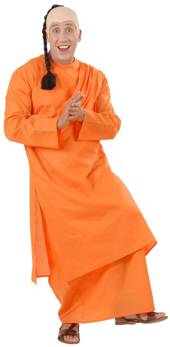 Disfraz de Monje Budista Naranja para Hombre Adultos Widmann