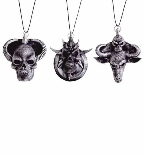 Medallón Satánico de Látex COMPLEMENTOS Widmann