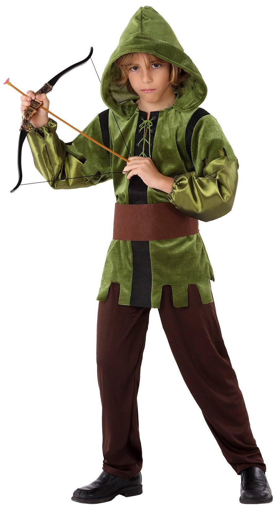 Disfraz de Arquero Medieval del Bosque para Niño Robin Hood y Arqueros Atosa