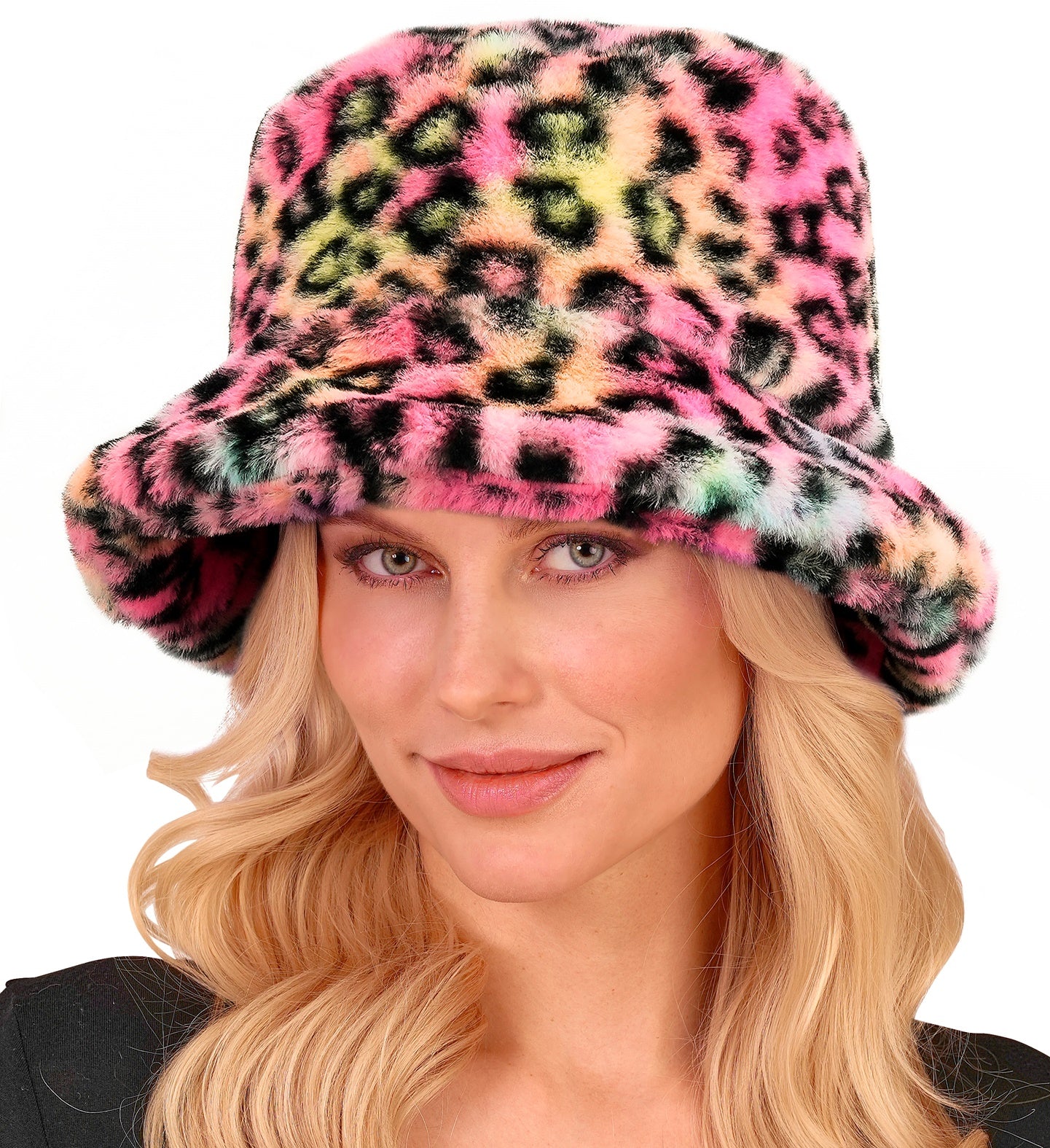 Gorro Pescador de Peluche de Leopardo Multicolor Sombreros y Gorros Widmann
