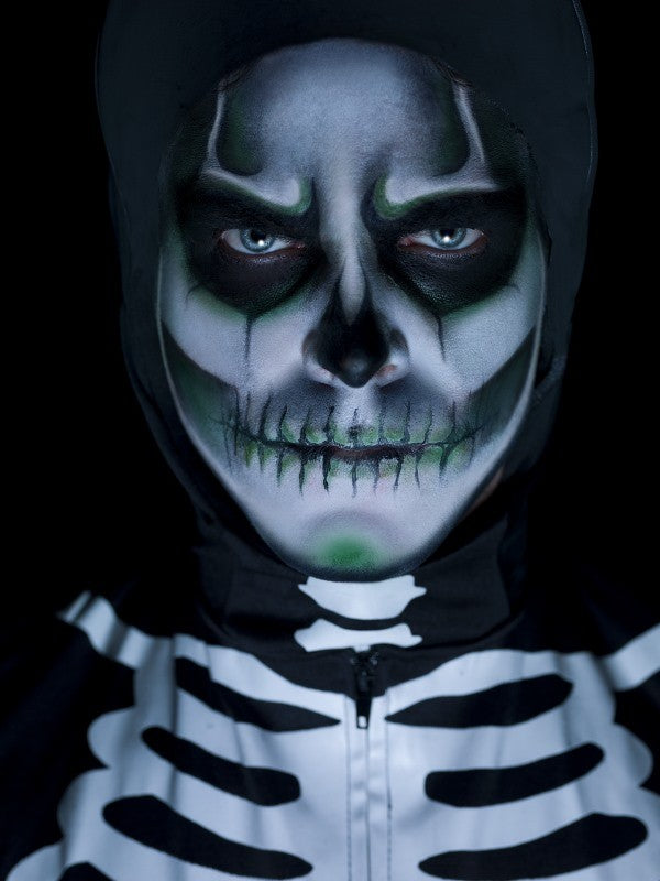 Maquillaje Luminoso de Esqueleto Maquillaje Halloween Smiffys