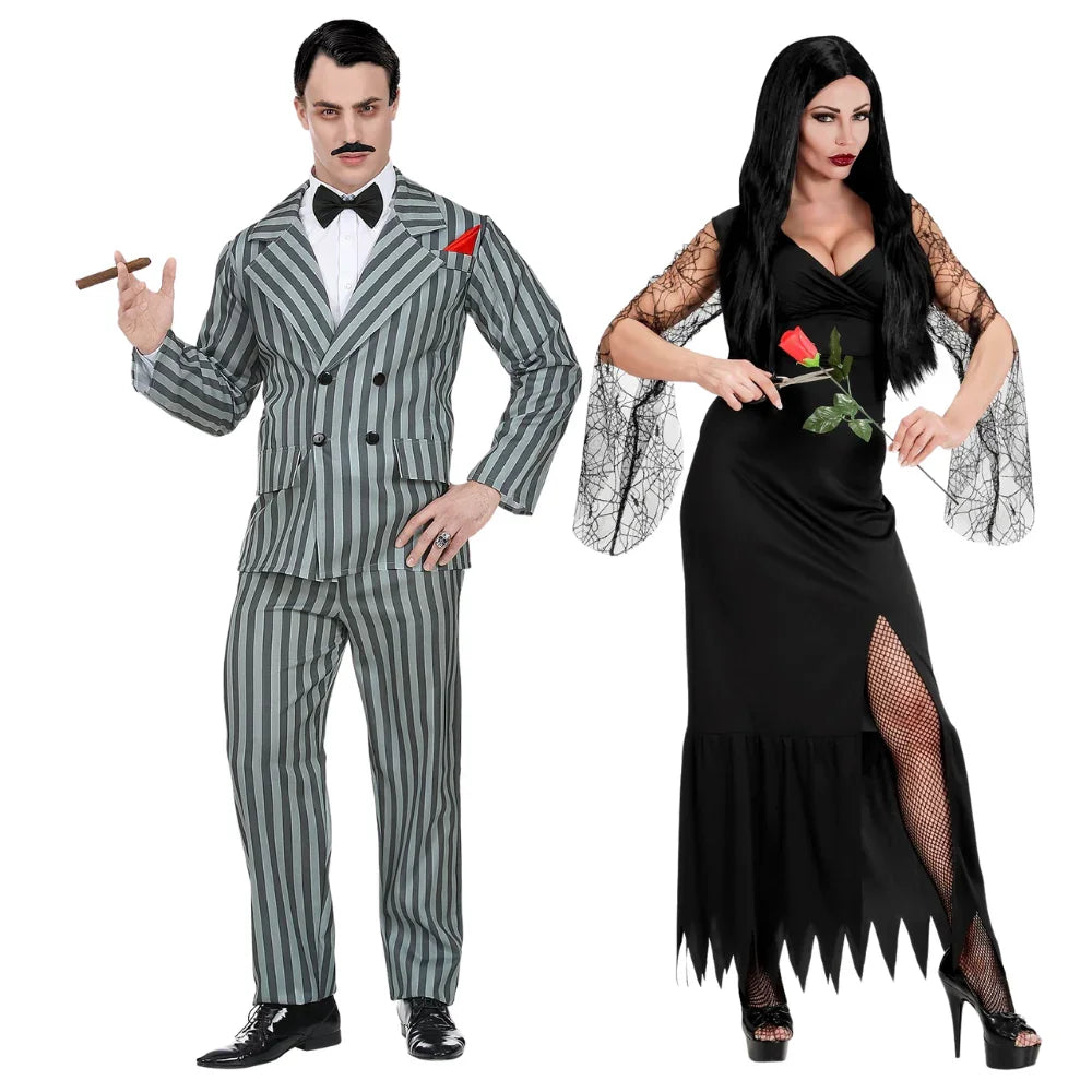 Disfraces en Pareja de La Familia Addams Clásica Familia Addams Disfraces Simon