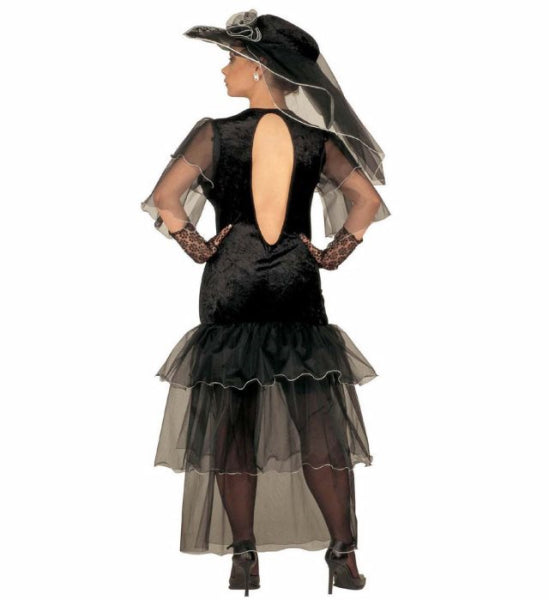 Vestido de Viuda Alegre Adultos Widmann