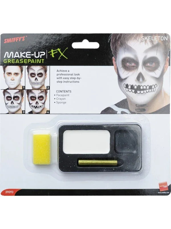 Maquillaje de Esqueleto Maquillaje Halloween Smiffys