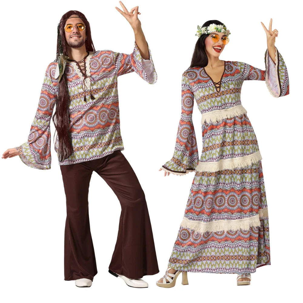 Disfraces en Pareja de Hippies Vintage Hippies Disfraces Simon