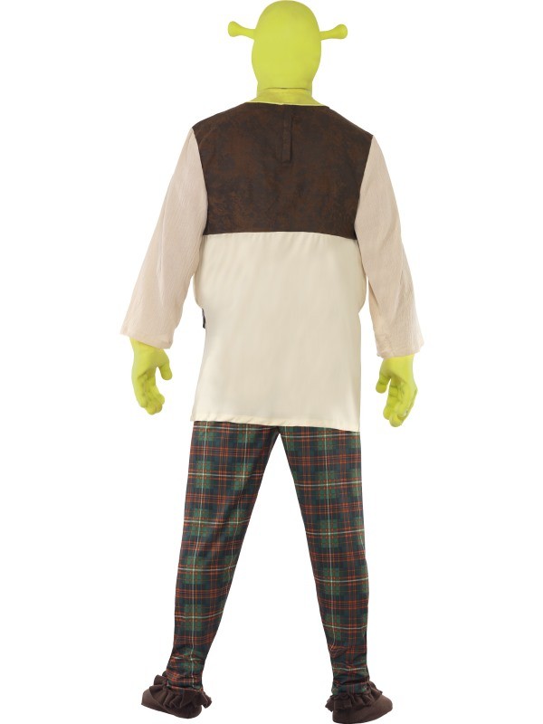 Disfraz de Shrek con Máscara Adultos Smiffys