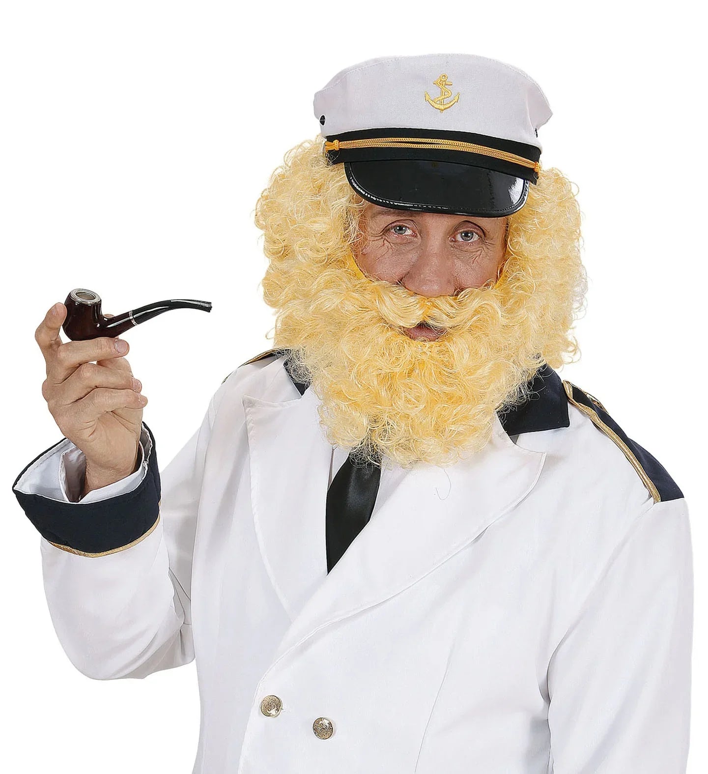 Peluca Rubia Rizosa con Barba COMPLEMENTOS Widmann