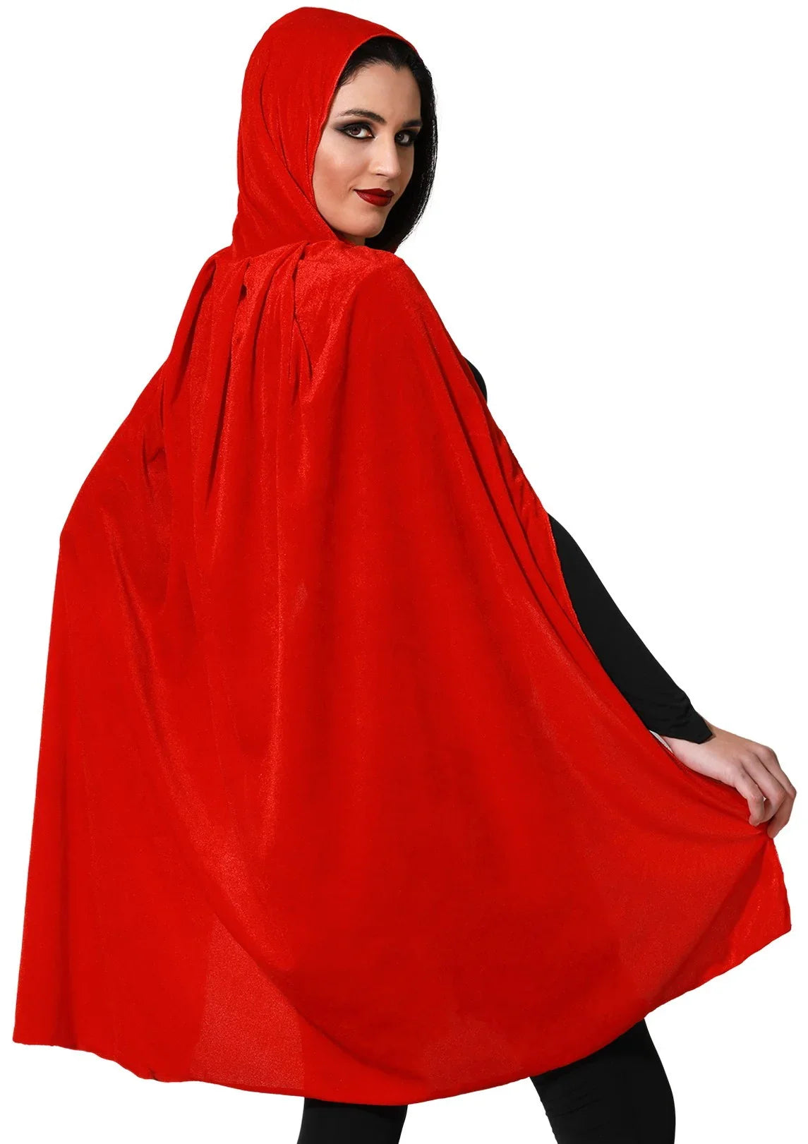 Capa Roja con Capucha de Terciopelo Capas Atosa