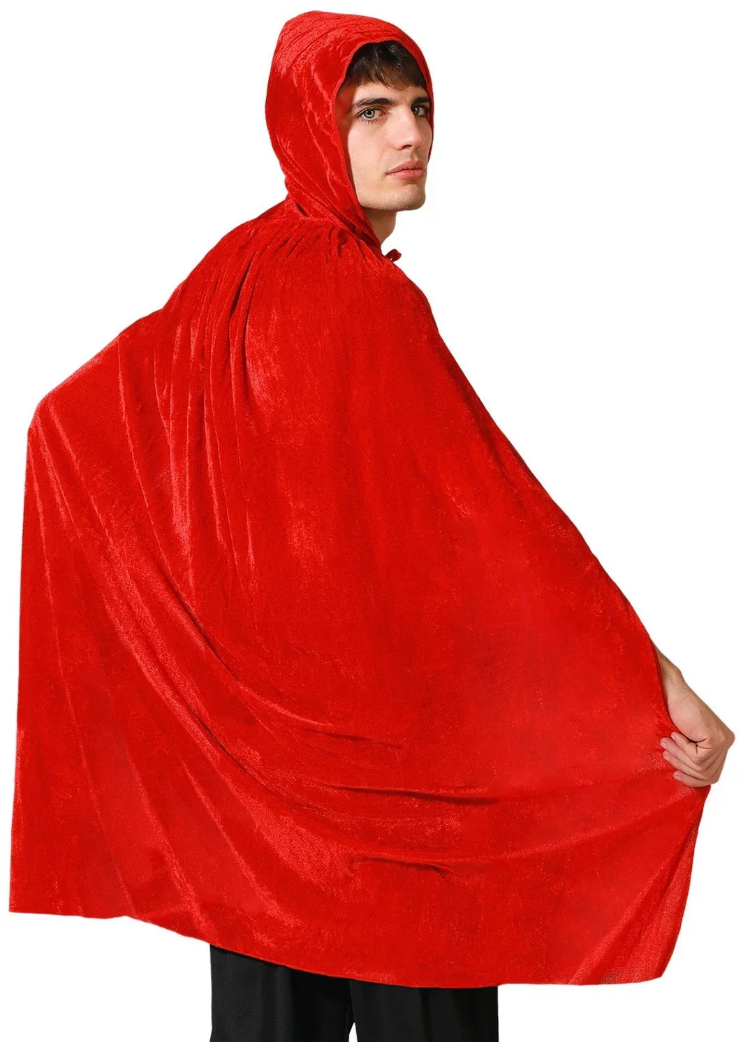 Capa Roja con Capucha de Terciopelo Capas Atosa