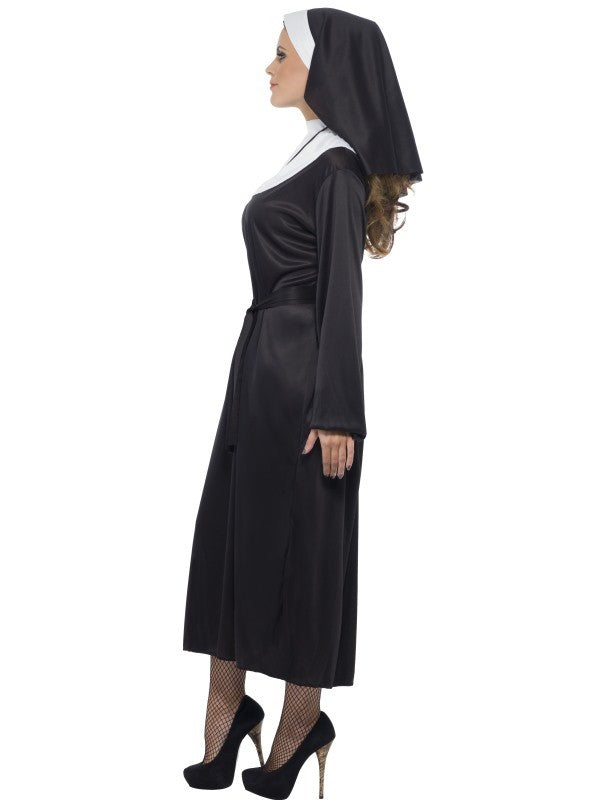 Disfraz de Monja con Cofia para Mujer Monjas Smiffys