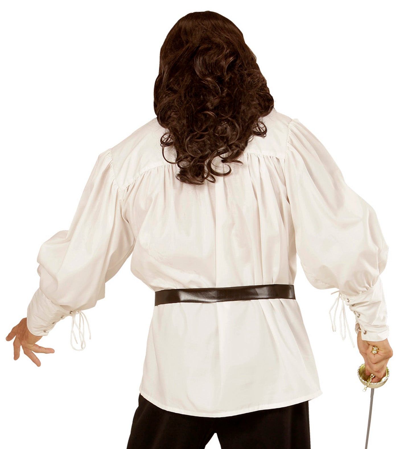 Camisa Medieval Blanco Natural para Hombre Medieval Widmann