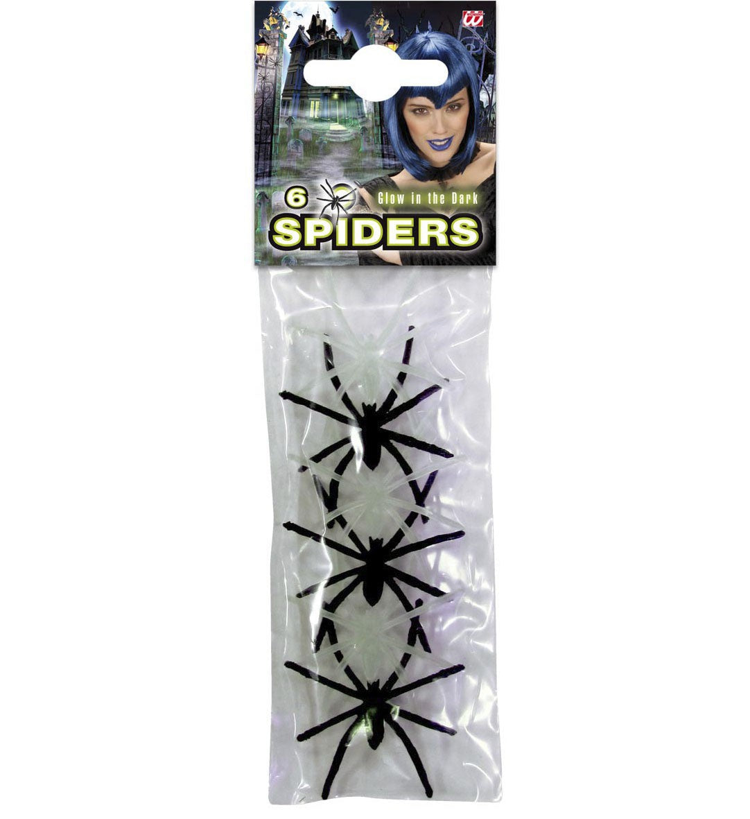 Pack Arañas Negras y Fluorescentes COMPLEMENTOS Widmann