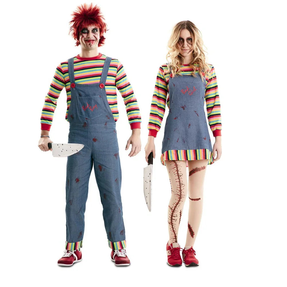 Disfraces en Pareja de Chucky Poseído Chucky - El Muñeco Diabólico Disfraces Simon
