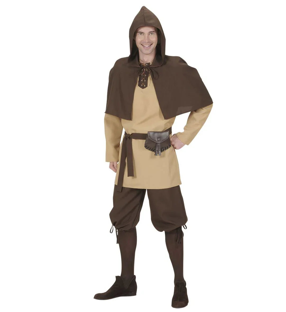 Bolsita Medieval de polipiel con tira trasera para cinturón COMPLEMENTOS Widmann