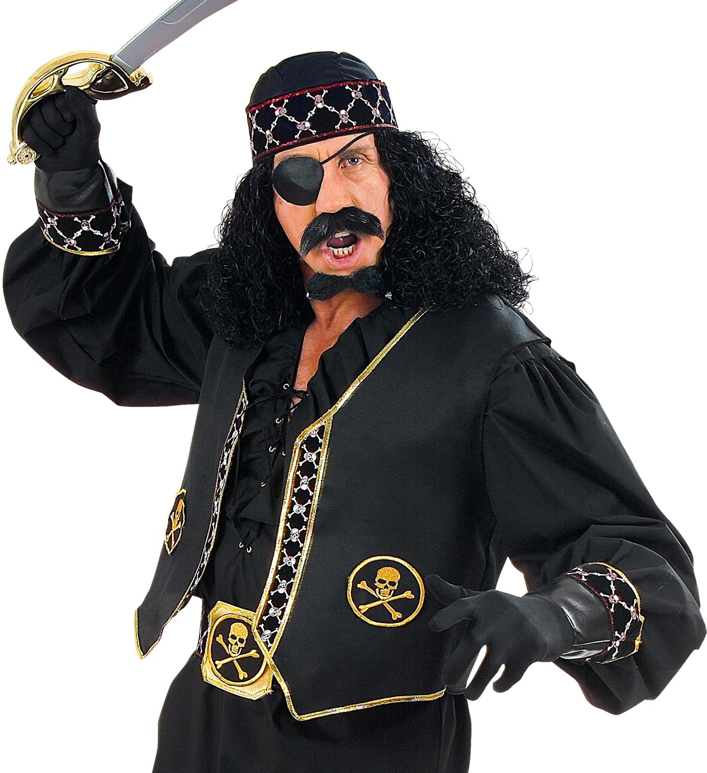 Chaleco Pirata para Hombre Complementos Piratas Widmann