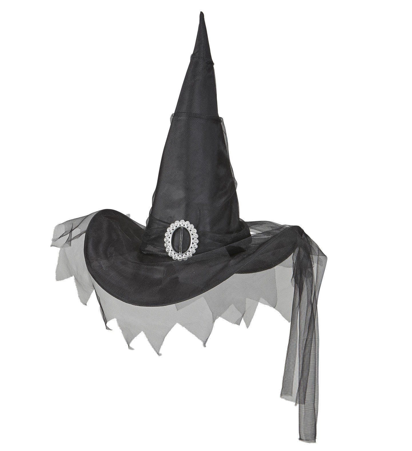 Sombrero de bruja con tul Sombreros y Gorros Widmann