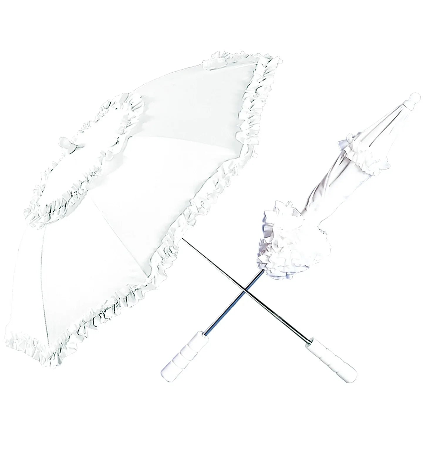 Sombrilla paraguas en blanco Sombrillas Widmann