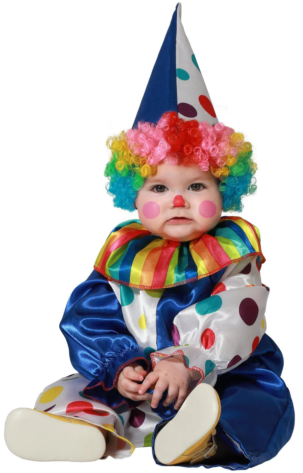 Disfraces para Grupo de Payasos Azules con Lunares Payaso Disfraces Simon