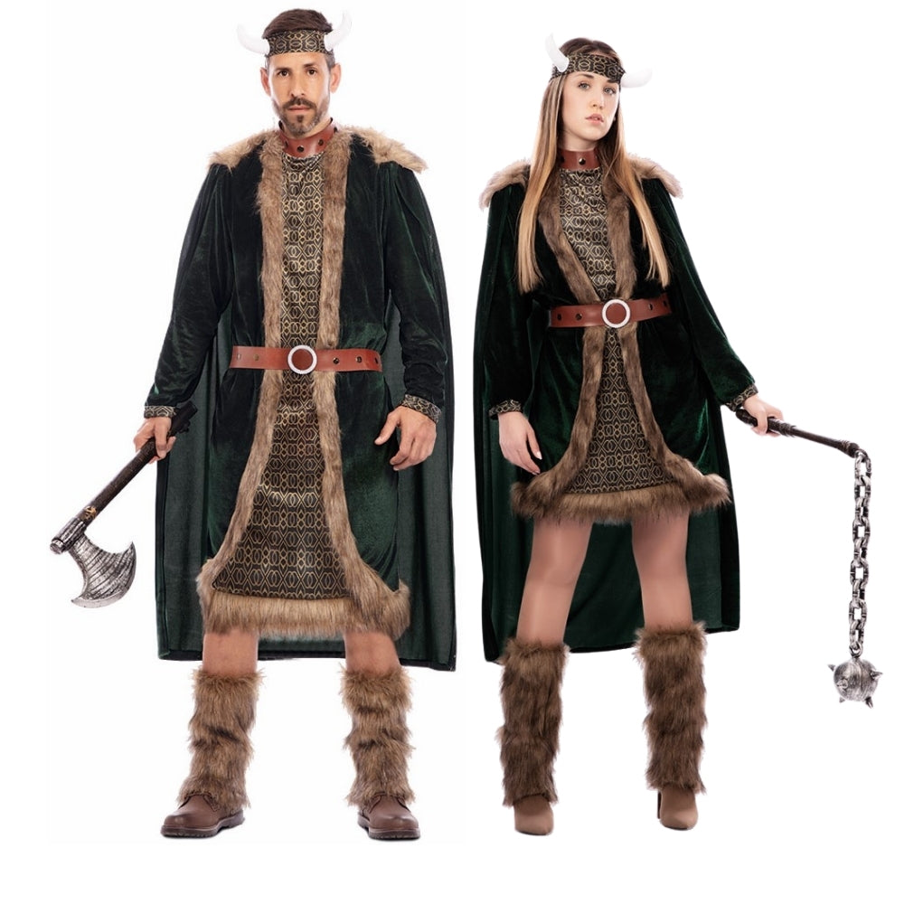 Disfraces en Pareja de Saqueadores Vikingos Vikingos Disfraces Simon