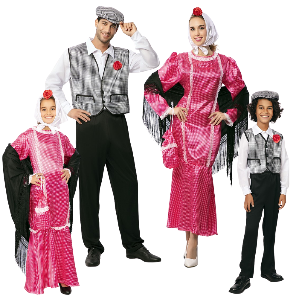 Disfraces para Grupo de Chulapo y Chulapa Tradicionales