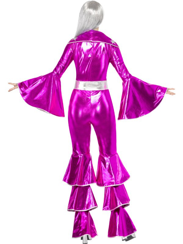 Disfraz Disco en Fucsia para mujer Disco Smiffys