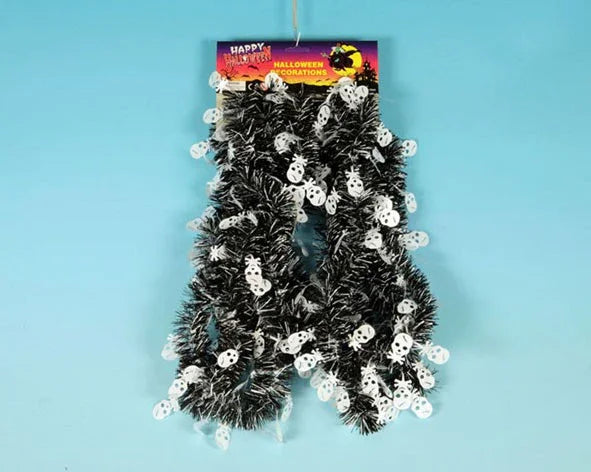 Espumillón decoración para Halloween con calaveras Decoración Halloween Atosa