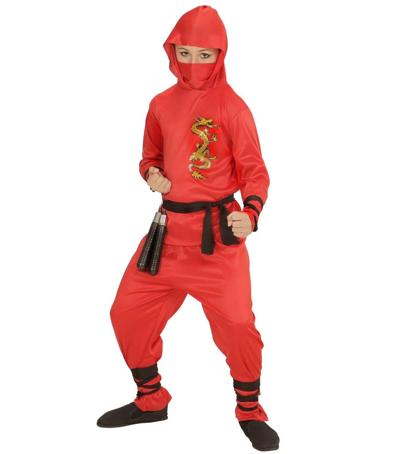 Disfraz de Dragon Ninja Rojo para Niños INFANTILES Widmann