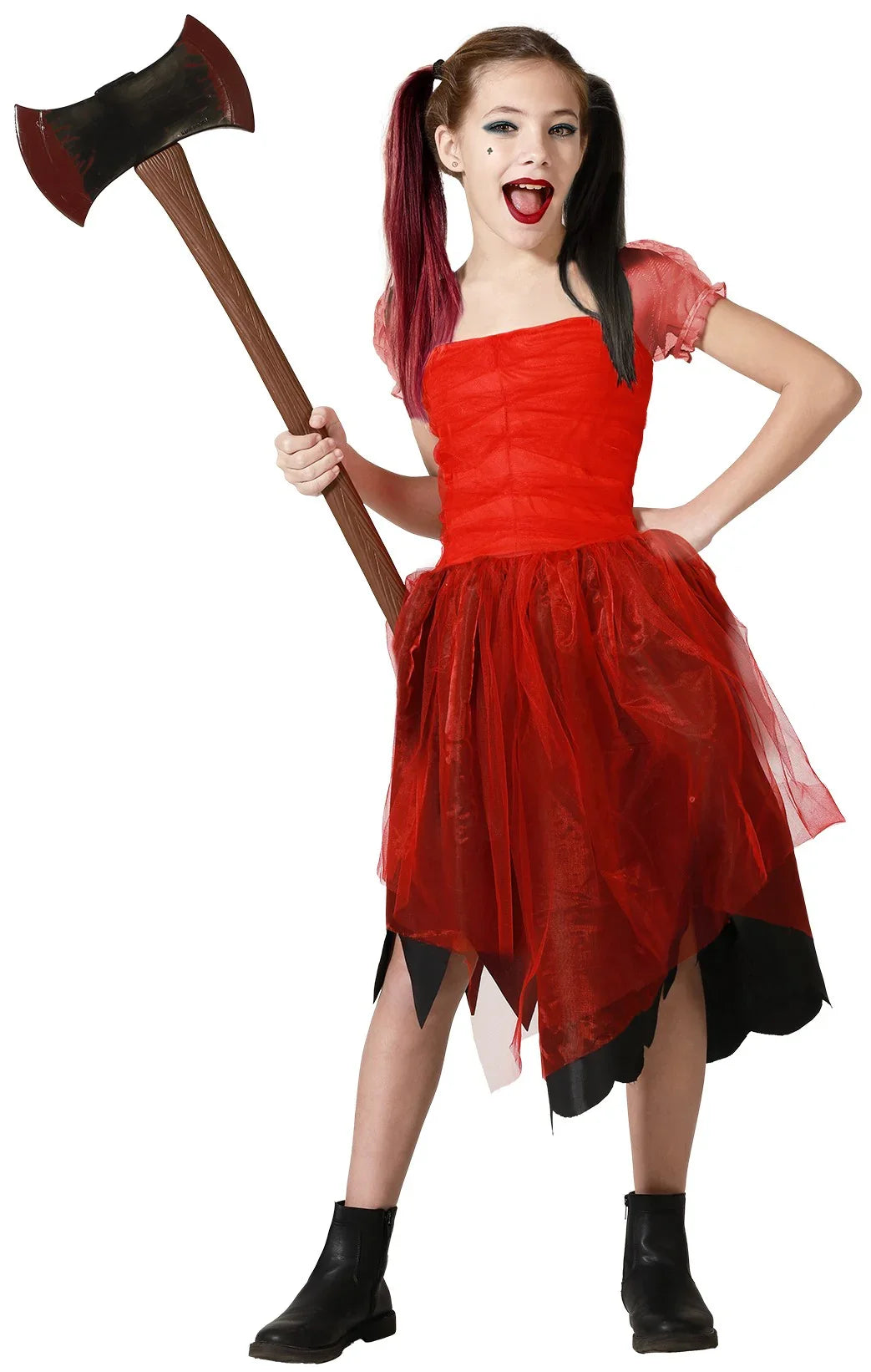 Disfraces para Grupo de Joker Morado y Harley Roja Superhéroe Disfraces Simon