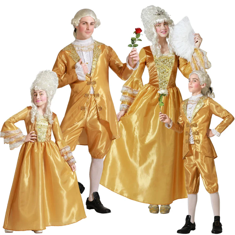 Disfraces para Grupo de Cortesanos Dorados Veneciano y Época Disfraces Simon