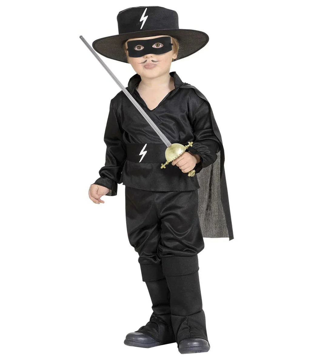Disfraz de El Zorro para Niños INFANTILES Widmann