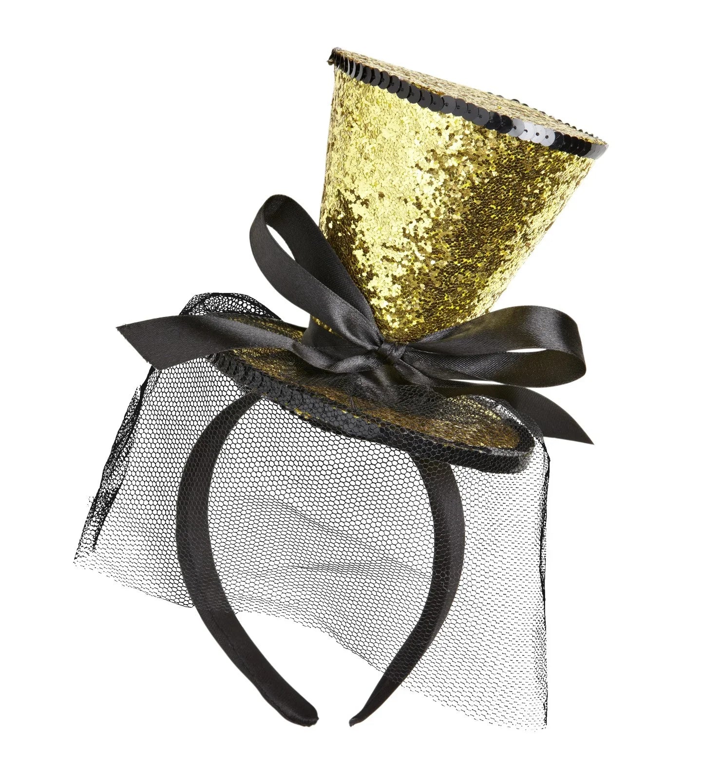 Diadema con Mini Chistera Dorada Sombreros y Gorros Widmann