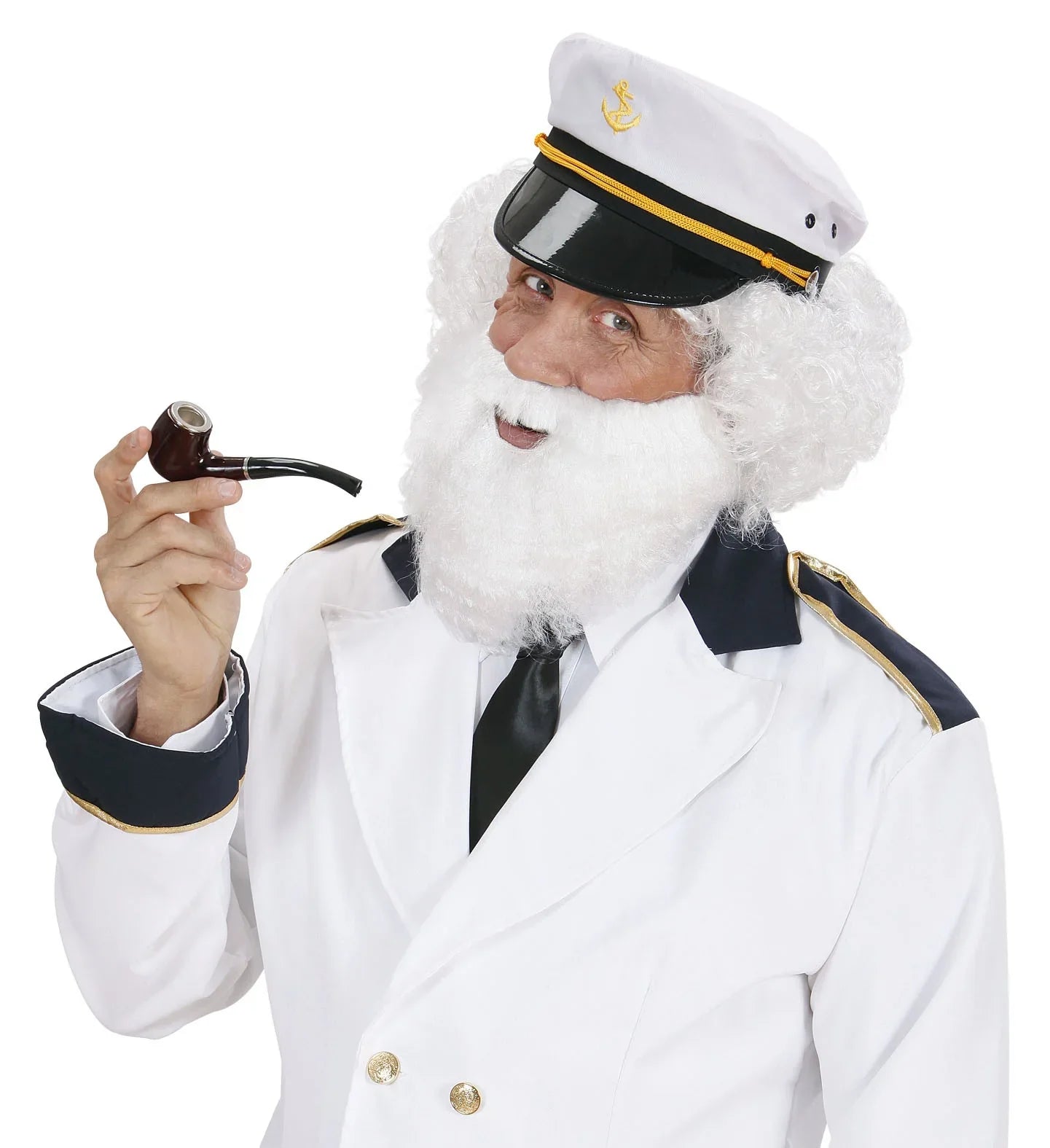 Barba Blanca Rizada Barbas y Bigotes Widmann