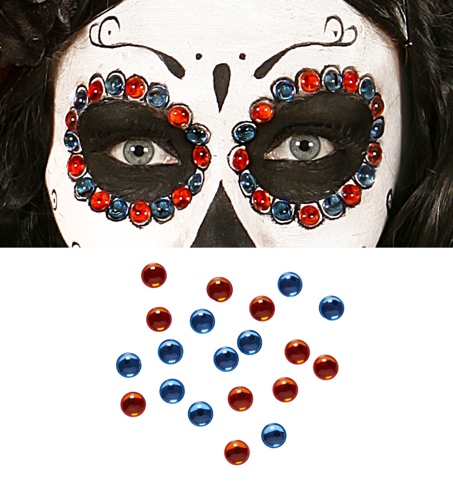 Gemas maquillaje Ambar y Azul Maquillajes y Pinturas Widmann