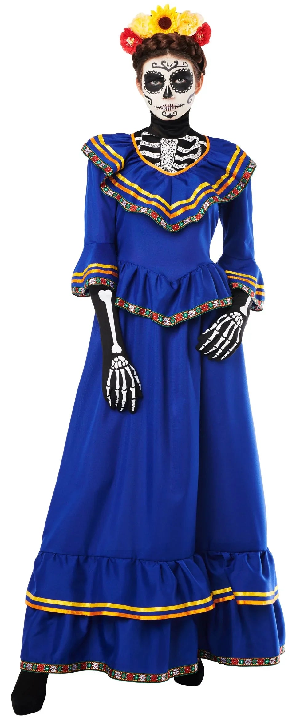 Disfraces para Grupo de Catrín y Catrina Azules Catrina Disfraces Simon
