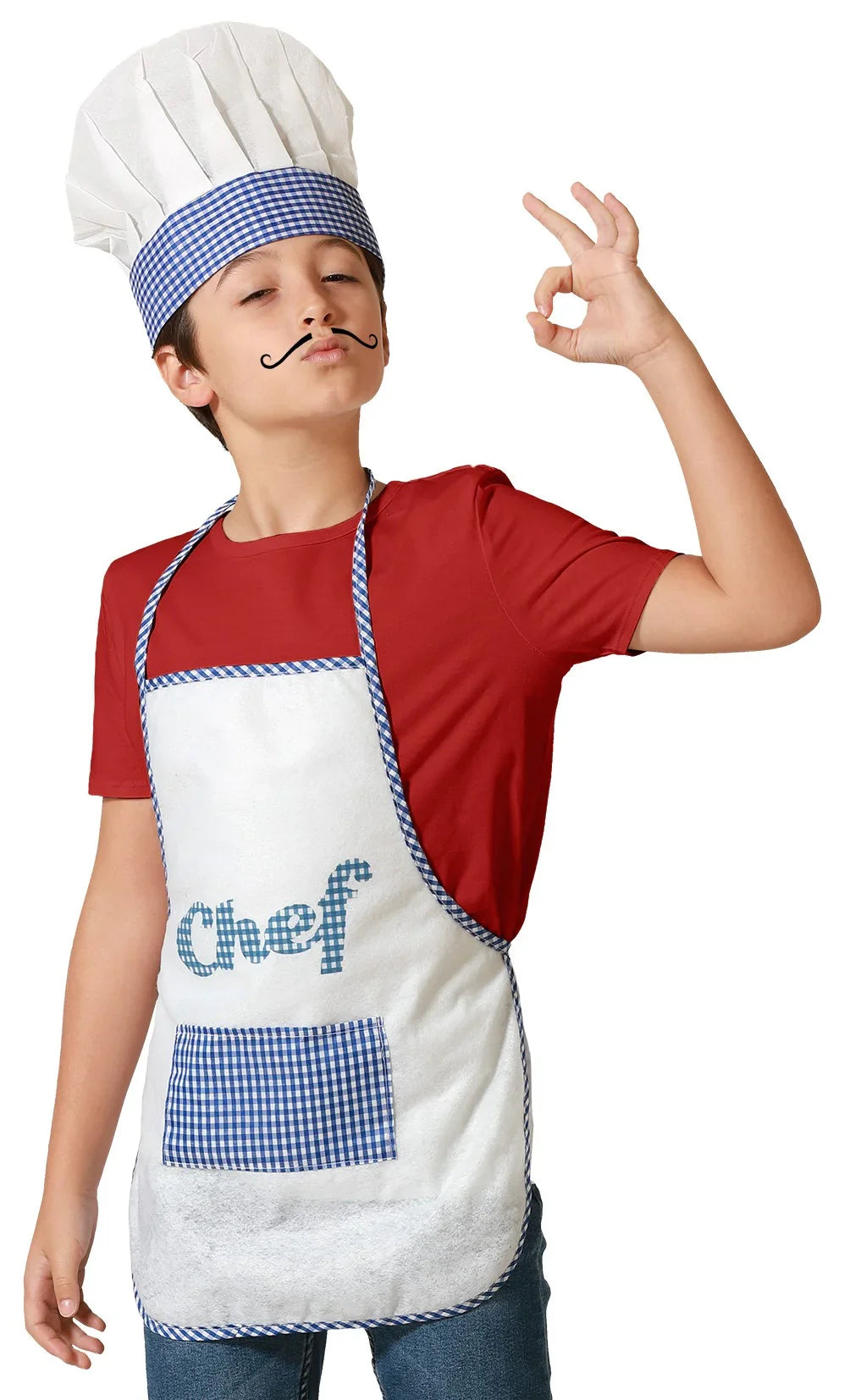 Kit de Disfraz de Cocinero Chef Azul Infantil Cocineros Infantiles Atosa
