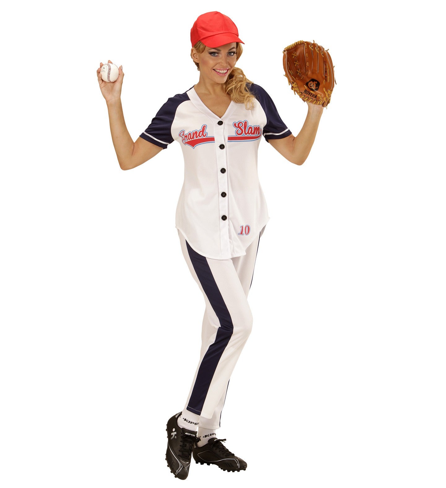 Disfraz de Jugadora de Baseball para Mujer Deportes y Animadoras Widmann