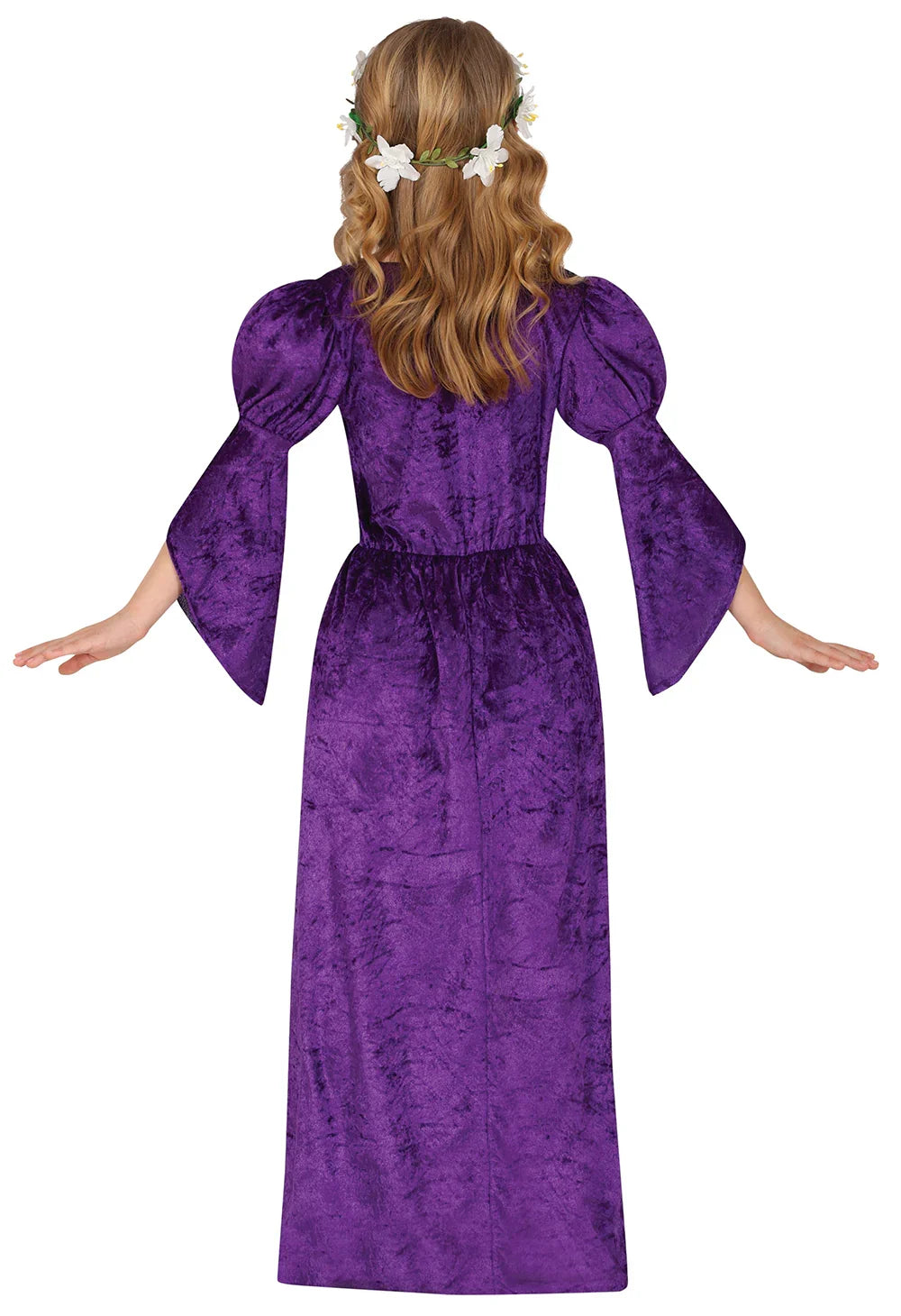 Disfraz de Princesa Medieval Morado para Niña Princesas y Damas Medievales Guirca