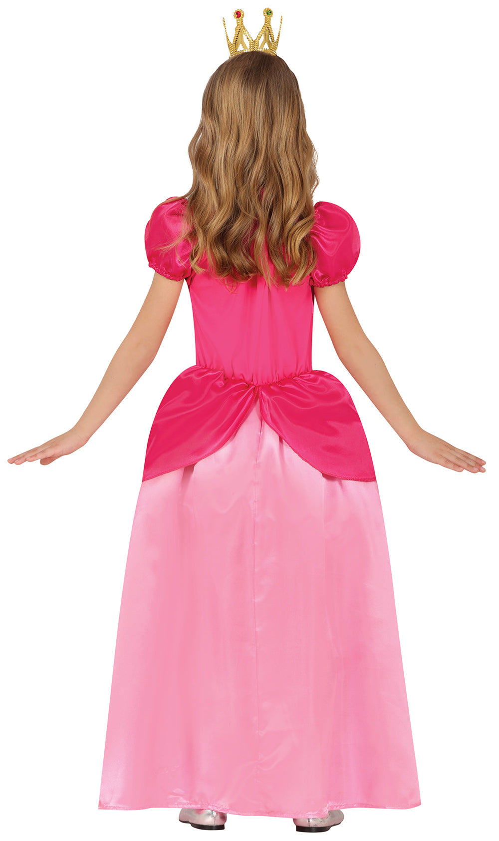 Disfraz de Princesa Peach Rosa para Niña Super Mario Bros y Luigi Guirca