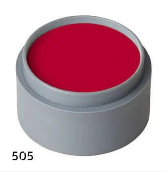 Maquillaje al Agua Profesional Grimas Maquillajes y Pinturas Grimas 505 - Rojo 15 ml