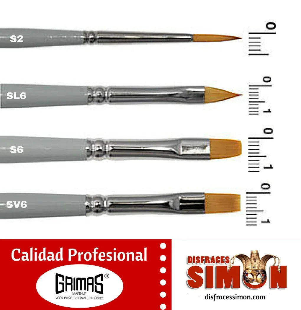 Pincel de Maquillaje COMPLEMENTOS Grimas