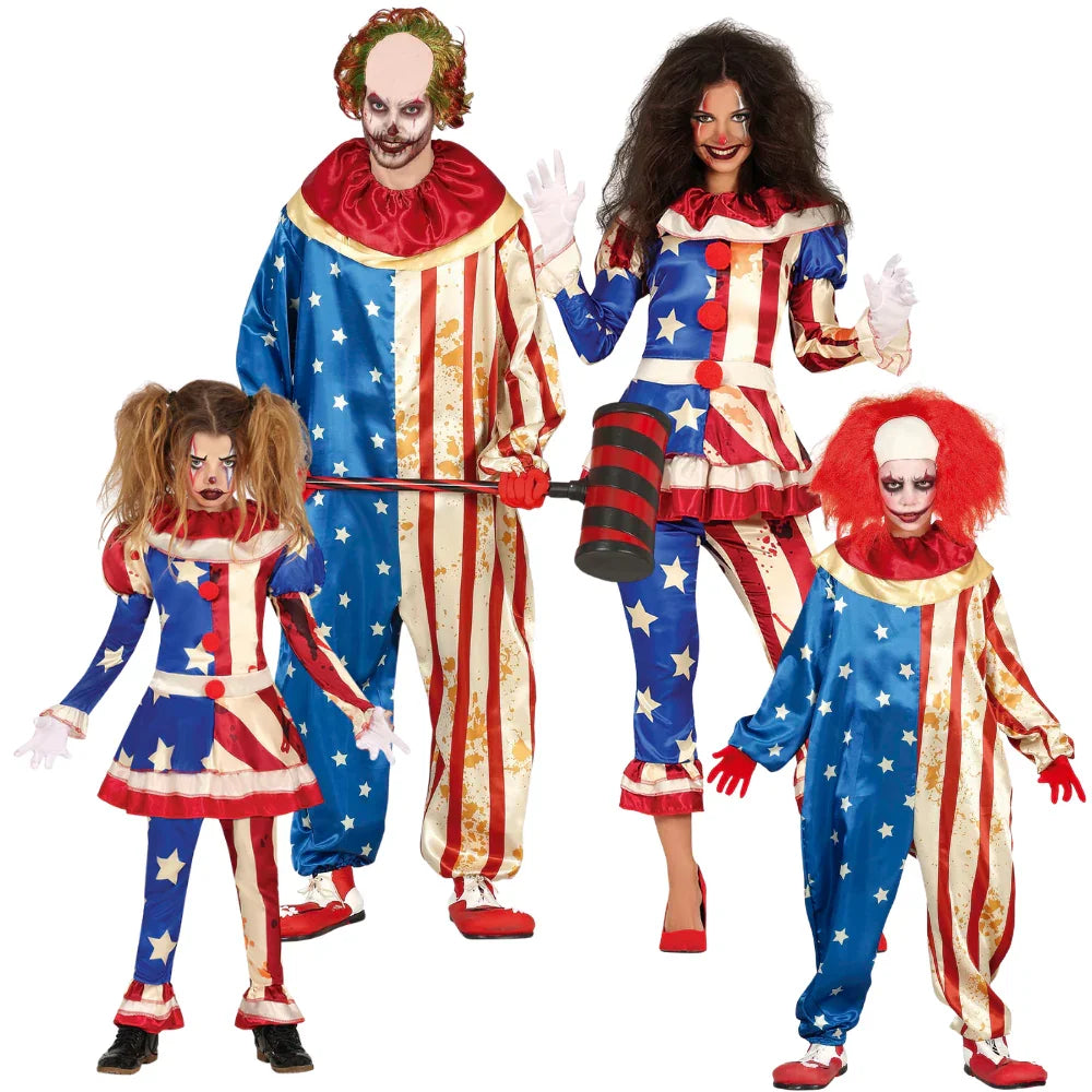 Disfraces para Grupo de Payasos Asesinos Patriotas Payasos Asesinos Disfraces Simon