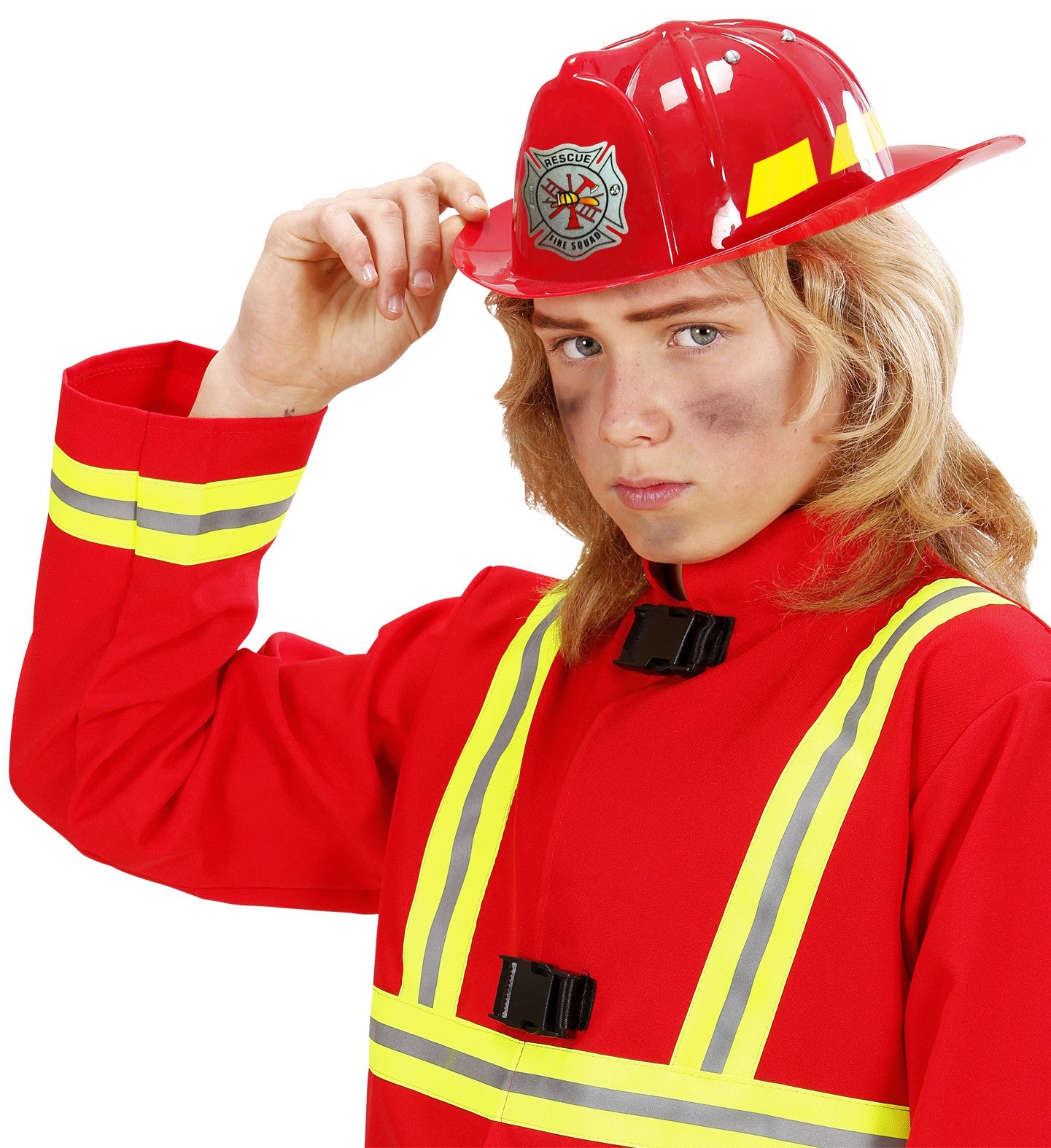 Casco Bombero Infantil Plástico Duro COMPLEMENTOS Widmann