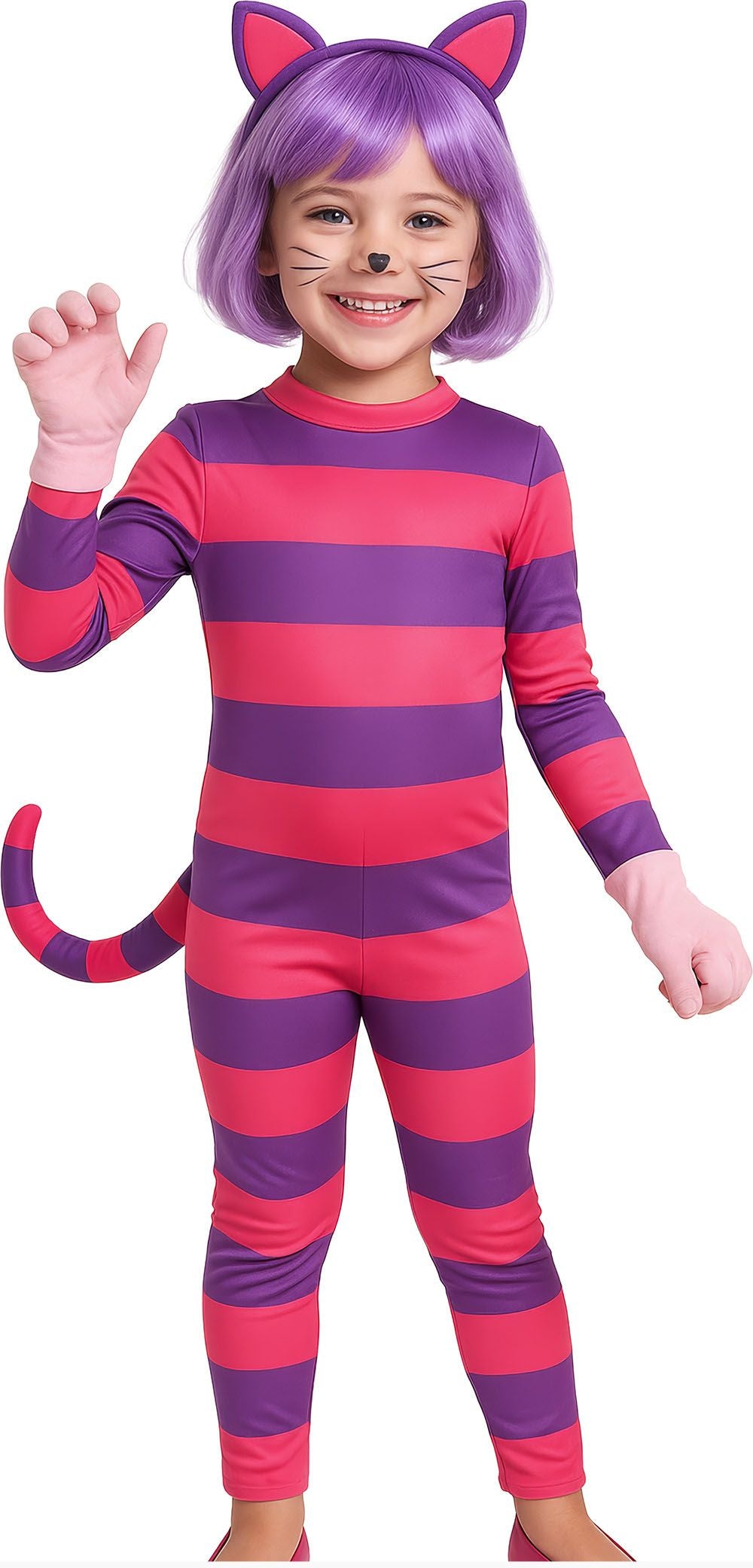 Disfraz Gato Cheshire para Niña