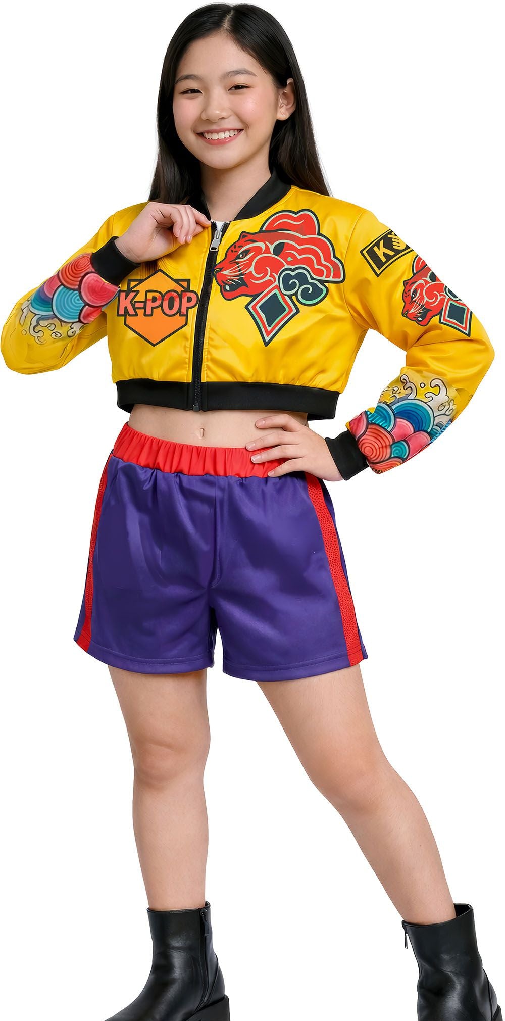 Disfraz de Rumi Basic Bomber K-pop Infantil