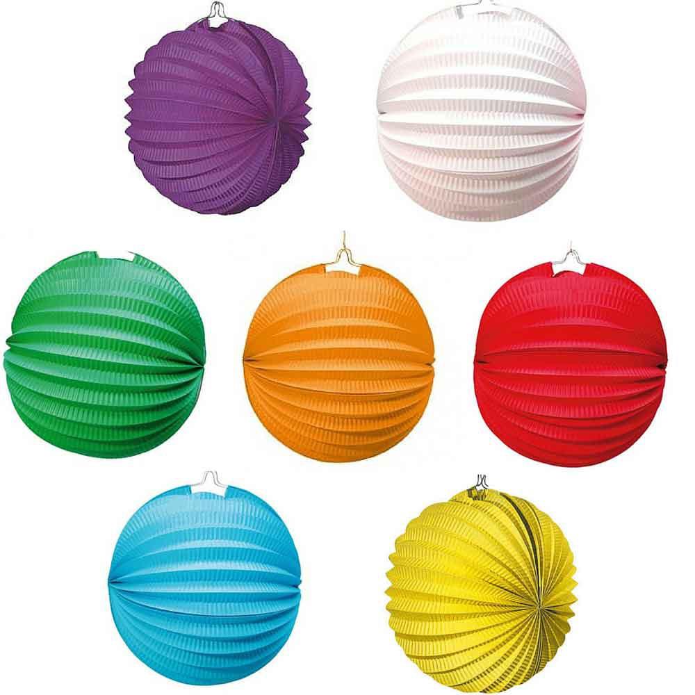 Farolillo de Papel en Colores Decoración Disfraces Simon Amarillo